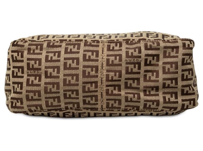 Fendi Beige Zucchino Canvas Handtasche - Ansicht 3