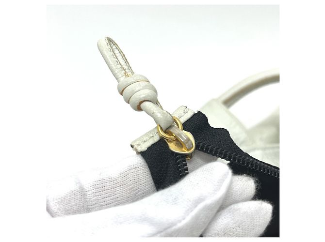 Borsa Tote Loewe Anagram Nappa Aire Bianco - vista 12