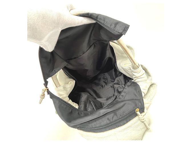 Borsa Tote Loewe Anagram Nappa Aire Bianco - vista 13