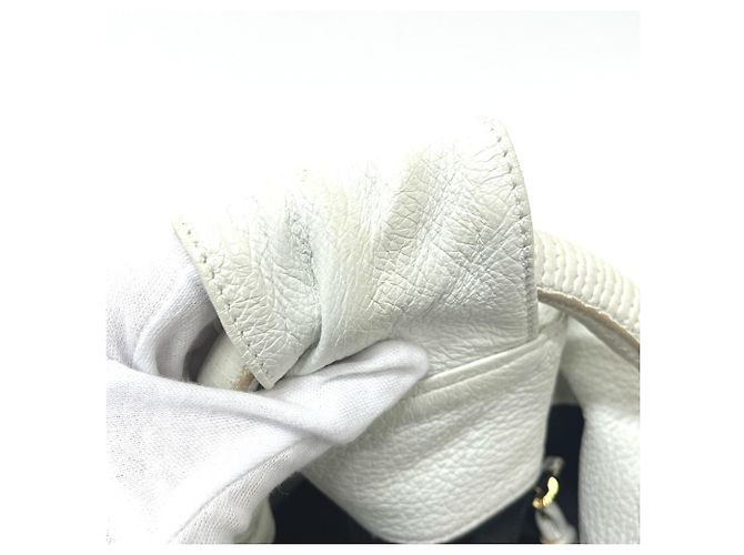 Borsa Tote Loewe Anagram Nappa Aire Bianco - vista 16