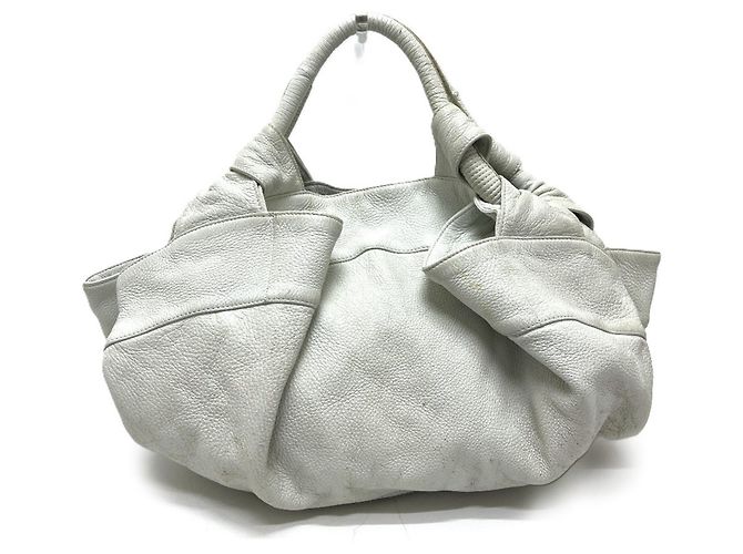 Borsa Tote Loewe Anagram Nappa Aire Bianco - vista 2