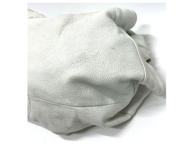 Borsa Tote Loewe Anagram Nappa Aire Bianco - vista 9