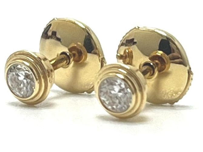 Cartier Damour MM 2-Diamond Ohrstecker Golden - Ansicht 3