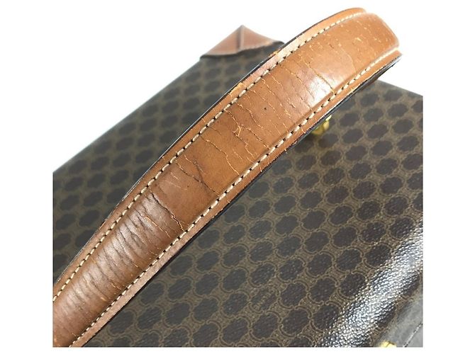 Céline CELINE Vintage Macadam Logo Make-up Box Braun - Ansicht 12