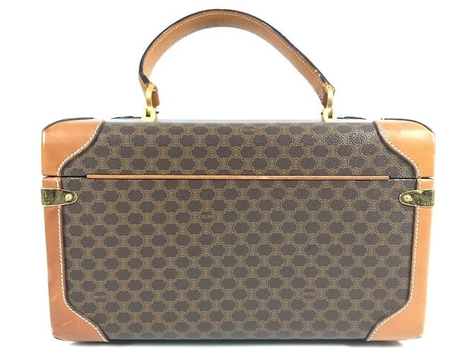 Céline CELINE Vintage Macadam Logo Make-up Box Braun - Ansicht 4
