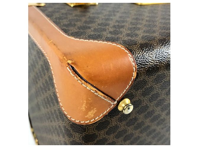 Céline CELINE Vintage Macadam Logo Make-up Box Braun - Ansicht 7