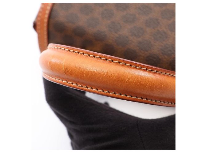 Céline Borsa 2-Way Celine Macadam Turnlock Marrone - Ansicht 10