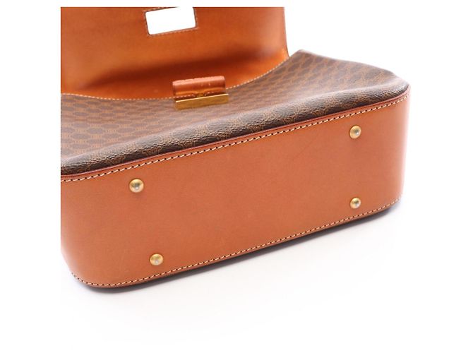 Céline Borsa 2-Way Celine Macadam Turnlock Marrone - Ansicht 11