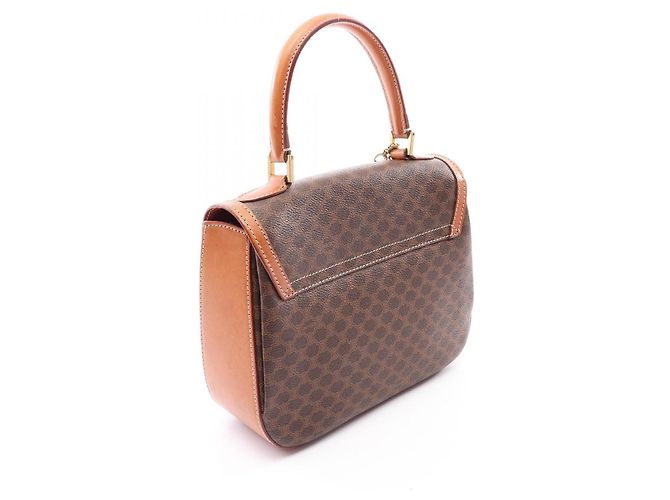 Céline Borsa 2-Way Celine Macadam Turnlock Marrone - Ansicht 2