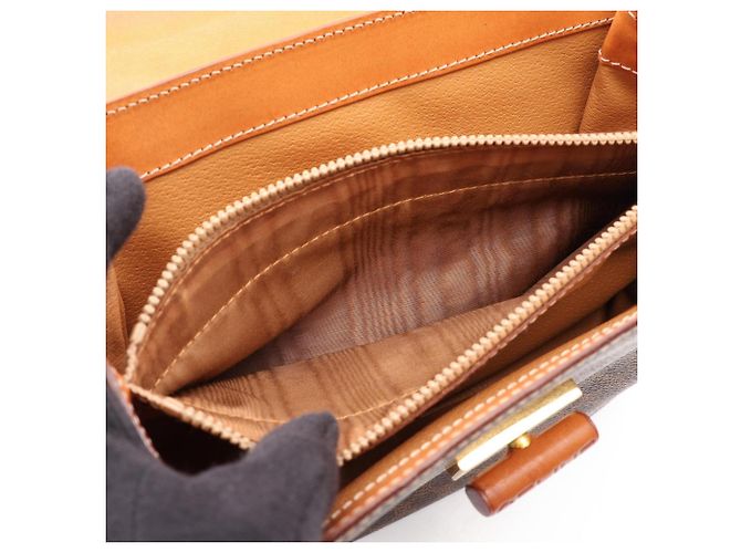 Céline Borsa 2-Way Celine Macadam Turnlock Marrone - Ansicht 5