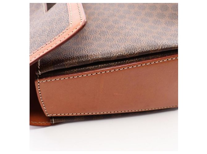 Céline Borsa 2-Way Celine Macadam Turnlock Marrone - Ansicht 7