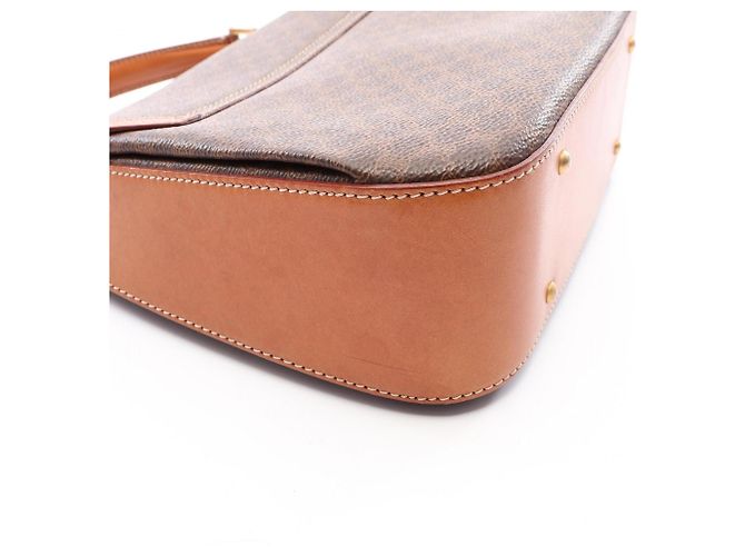 Céline Borsa 2-Way Celine Macadam Turnlock Marrone - Ansicht 8