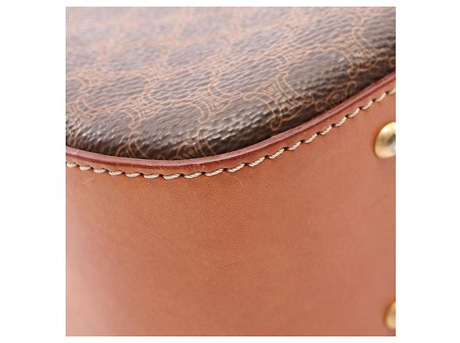 Céline Borsa 2-Way Celine Macadam Turnlock Marrone - Ansicht 9