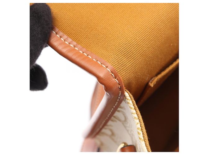 Céline Celine CELINE Folco Medium Bag Brown White - view 6