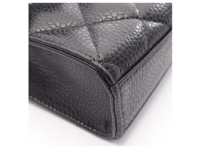 Timeless Chanel Matelassé Small Flap Schultertasche Schwarz - Ansicht 6
