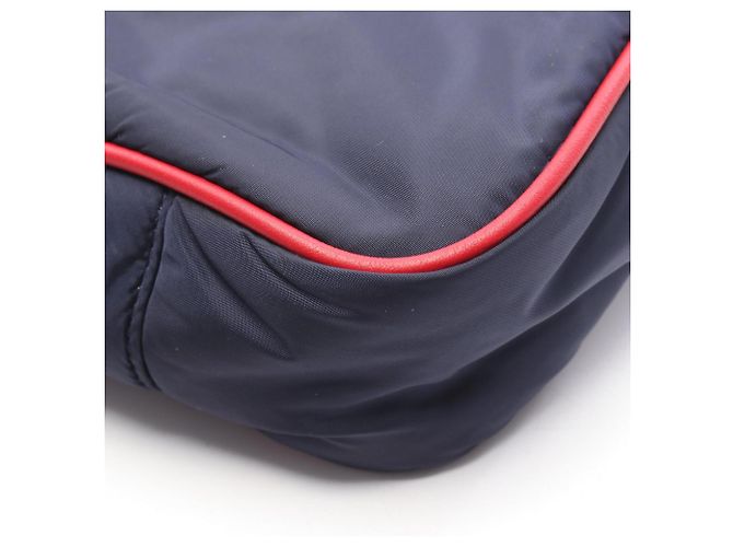 Borsa a tracolla Yves Saint Laurent Paris Le Sancassette Rosso Blu navy - vista 5