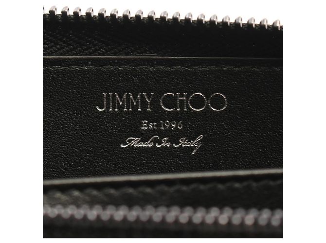 Jimmy Choo CARNABY Cartera larga redonda con estrellas grabadas Azul - vista 4