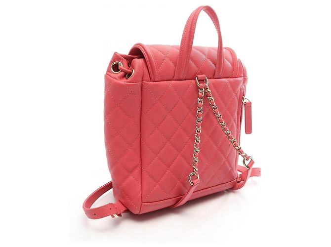 Zaino Chanel CC Filigree Matelassé in Rosa - vista 2