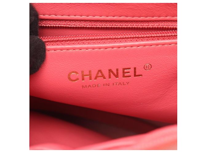 Zaino Chanel CC Filigree Matelassé in Rosa - vista 4