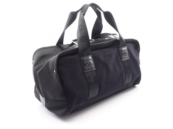 Borsa Tote Chanel Sport Line Nero - vista 2