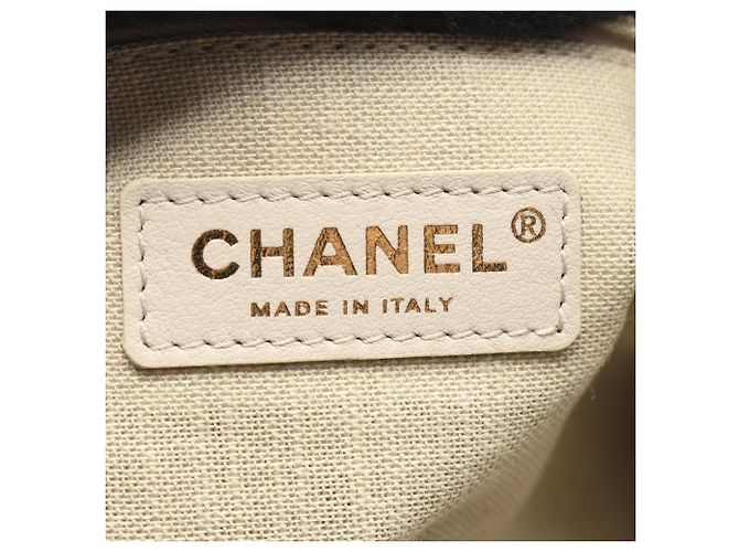 Borsa Tote 2-Way Chanel Deauville Nero - vista 4