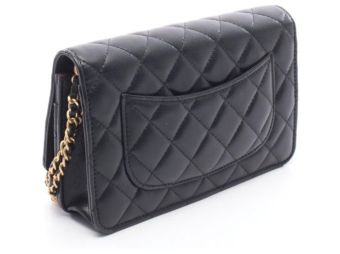 Borsa a tracolla Chanel Matelassé Nero - vista 2