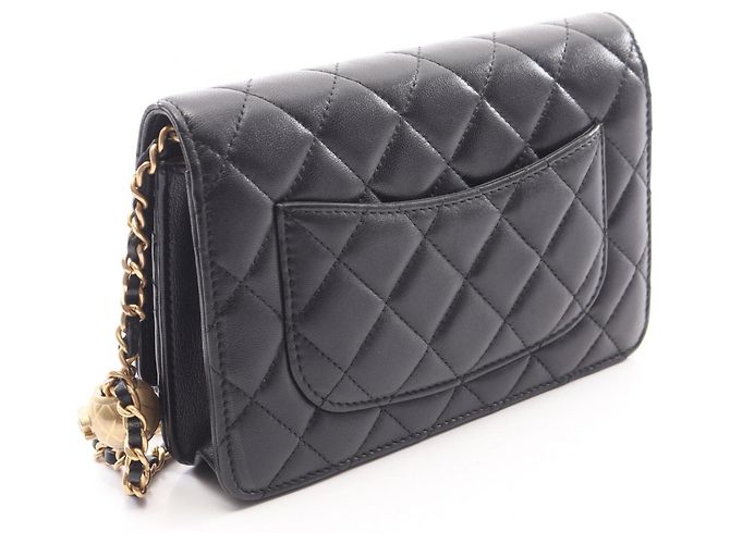 Borsa a tracolla Chanel Matelassé Nero - vista 2