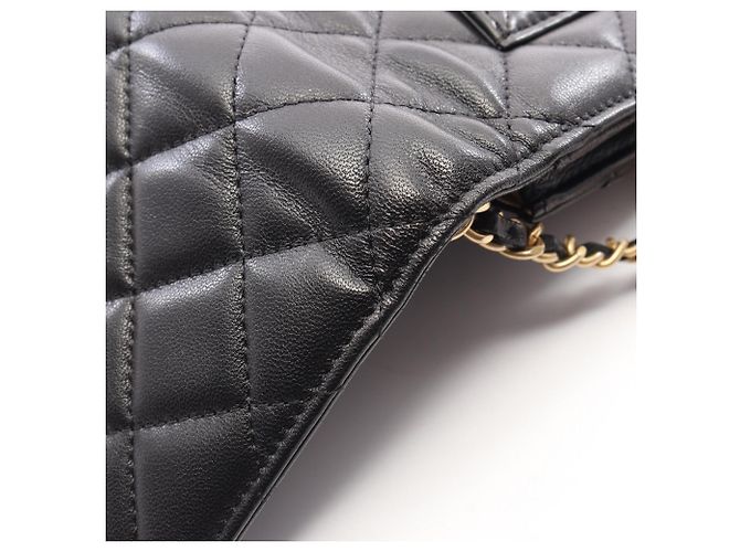 Borsa a tracolla Chanel Matelassé Nero - vista 8