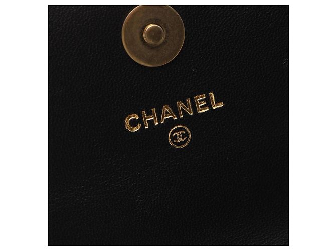 Borsa a tracolla Chanel Matelassé Nera Nero - vista 4