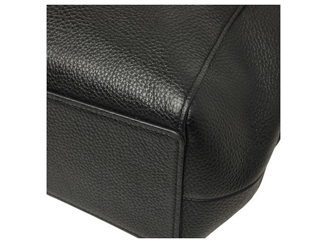 Borsa Tote Coach in pelle nera Nero - vista 4