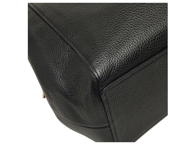 Borsa Tote Coach in pelle nera Nero - vista 5
