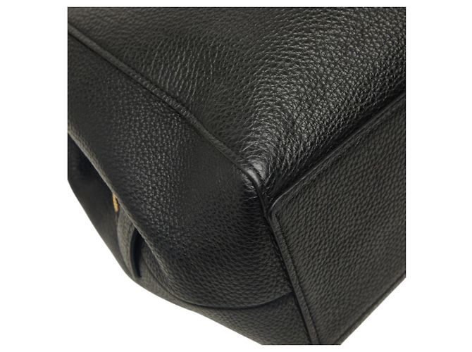 Borsa Tote Coach in pelle nera Nero - vista 7