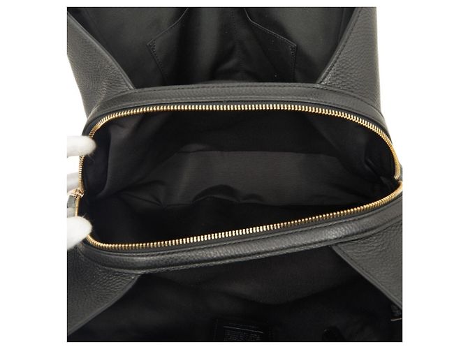 Borsa Tote Coach in pelle nera Nero - vista 8