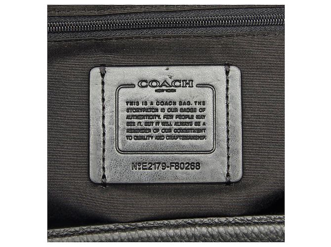 Borsa Tote Coach in pelle nera Nero - vista 9