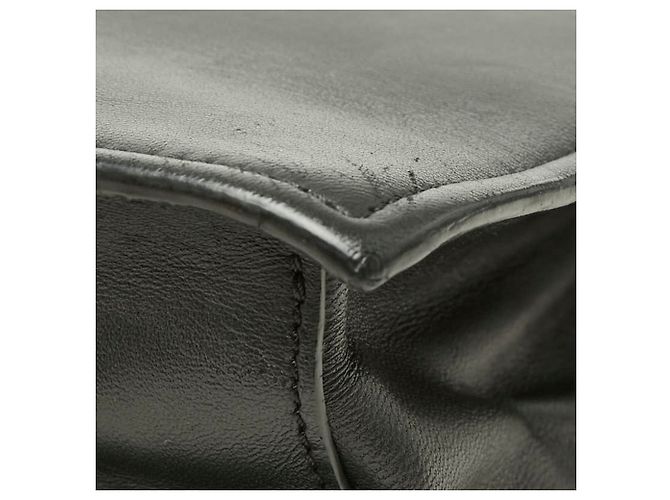Versace Clutch aus schwarzem Leder - Ansicht 4