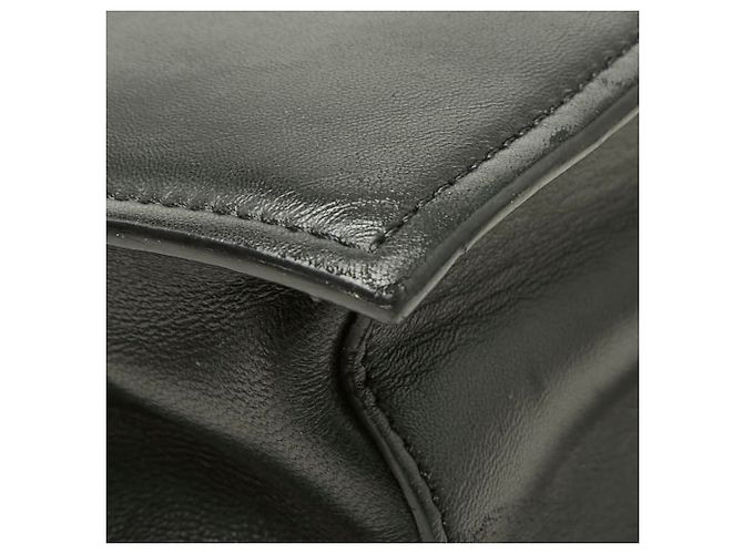 Versace Clutch aus schwarzem Leder - Ansicht 7
