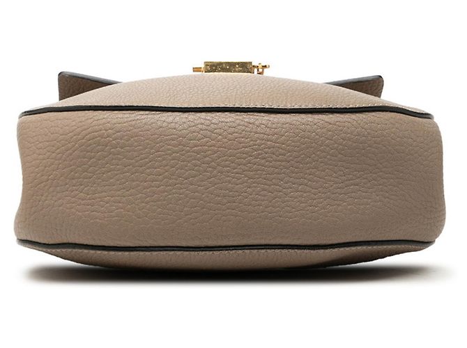 Bolsa de Ombro Chloé Drew Chain Bege - vista 3