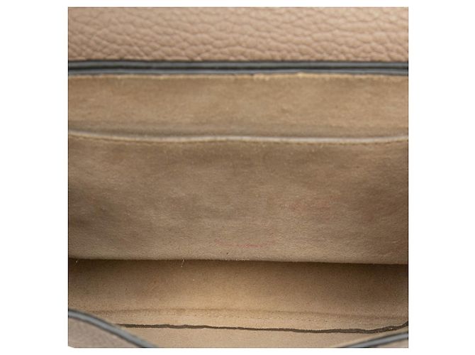 Bolsa de Ombro Chloé Drew Chain Bege - vista 4