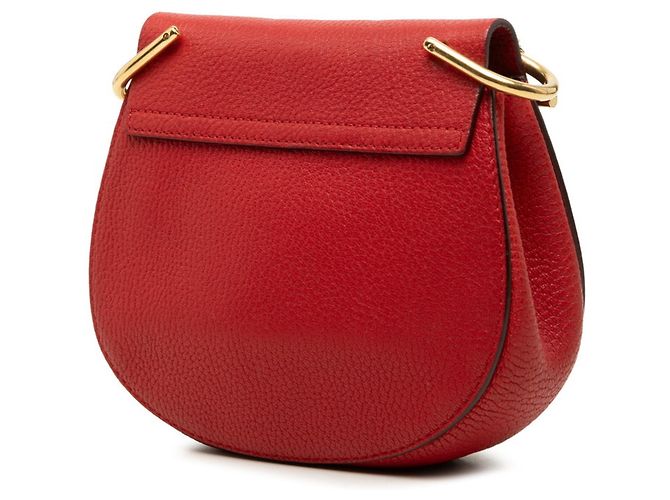 Bolsa de Ombro Chloé Drew Chain Vermelho - vista 2