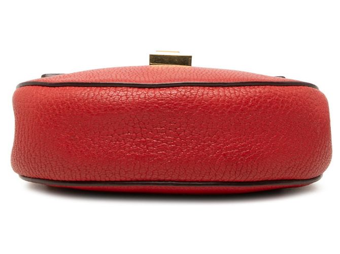Bolsa de Ombro Chloé Drew Chain Vermelho - vista 3