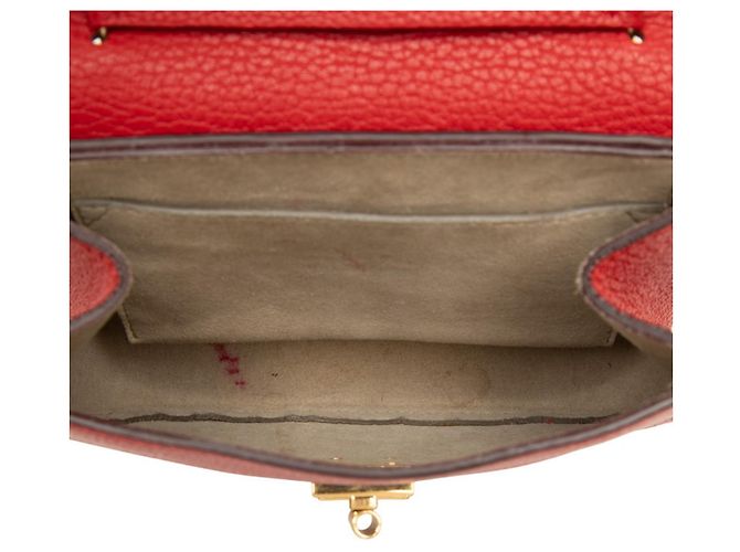 Bolsa de Ombro Chloé Drew Chain Vermelho - vista 6