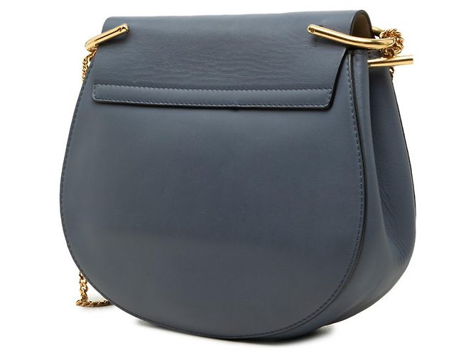 Borsa a tracolla Chloé Drew Chain Blu - vista 2