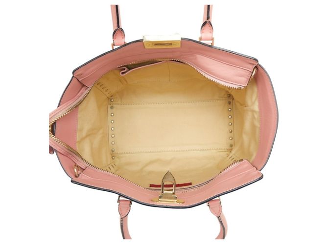 Borsa Valentino Rockstud Rosa - vista 10