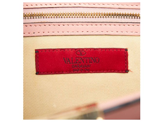 Borsa Valentino Rockstud Rosa - vista 11