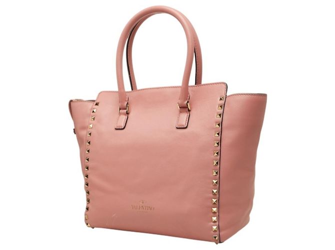 Borsa Valentino Rockstud Rosa - vista 2