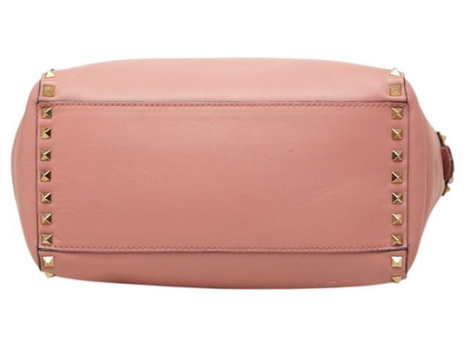 Borsa Valentino Rockstud Rosa - vista 3