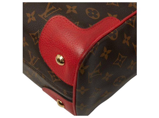 Borsa Tote Louis Vuitton Monogram Estrella Marrone Rosso Fuschia - vista 4