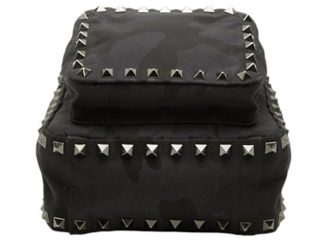 Mochila Valentino Rockstud Camouflage Negro - vista 3