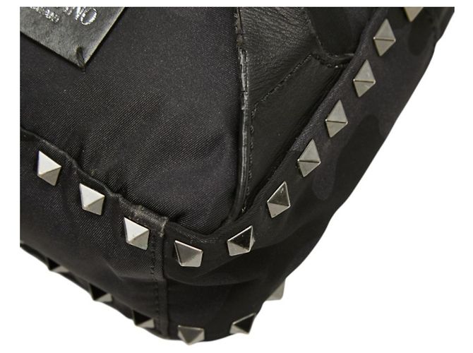 Mochila Valentino Rockstud Camouflage Negro - vista 6