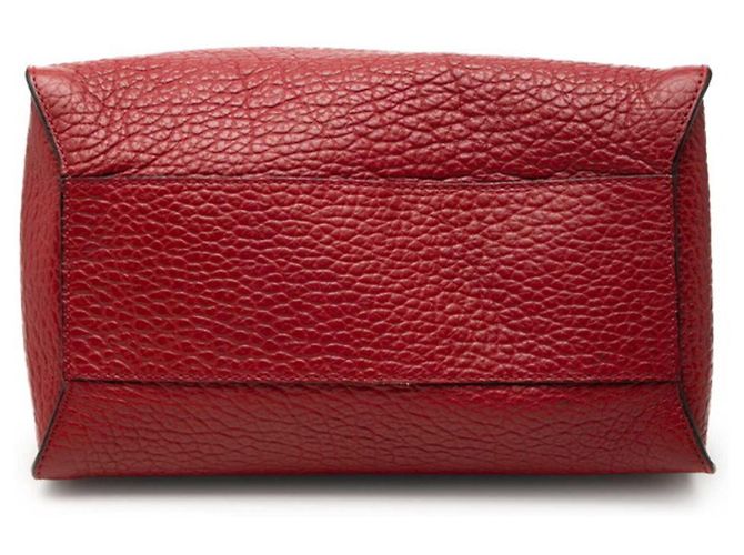 Borsa Tote Burberry in pelle rossa Rosso - vista 3